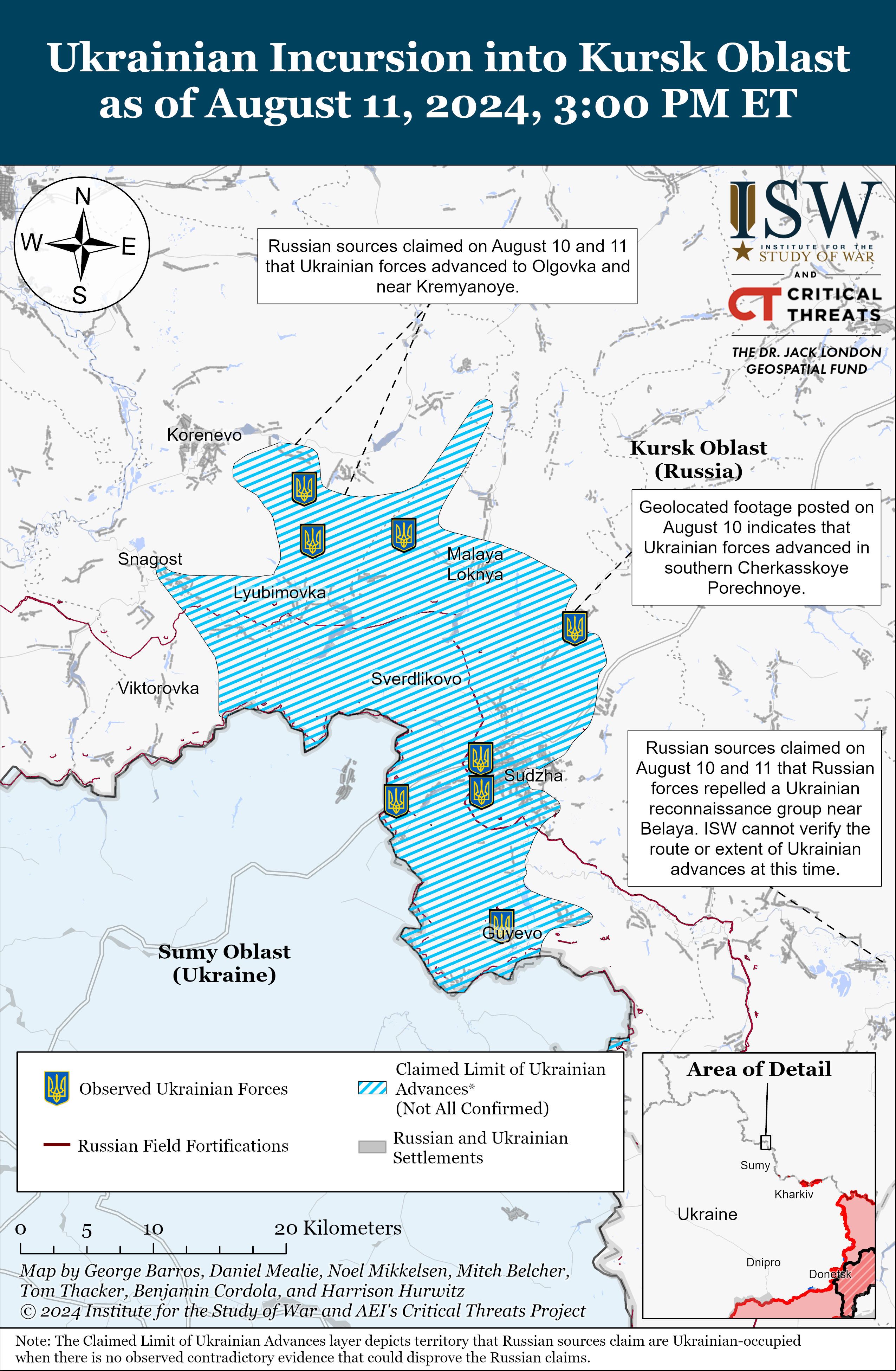 Border breach in Russia's Kursk region is expanding: Maps of battles